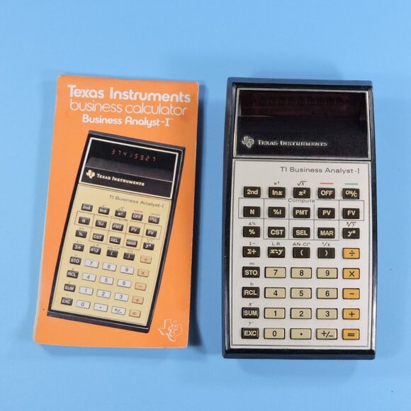 Texas Instruments Other - Vintage Texas Instruments Calculator Business Analyst - For Repair, Battery Dead
